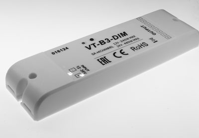 Диммер VT-B3-DIM (12/24/36V, 240/480/720W)