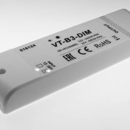 Диммер VT-B3-DIM (12/24/36V, 240/480/720W)