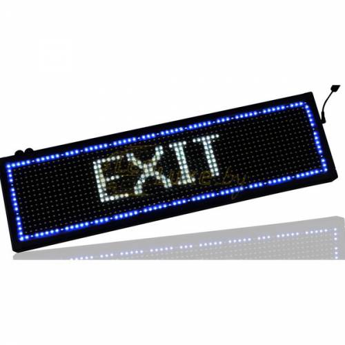 Светодиодный дисплей (бегущая строка) белого цвета , IP33 (70х20х5 см) Артикул: 22096