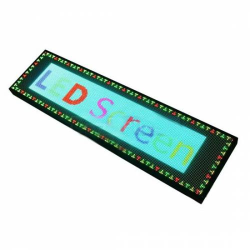 Светодиодный дисплей (бегущая строка) RGB, IP33, 50W (120х33х5 см) Артикул: 22104