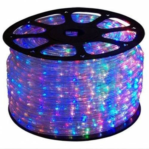 Светодиодный дюралайт RGB, бухта 10 метров, IP67, 13мм (72 диода на метр) 220В Артикул: 11654