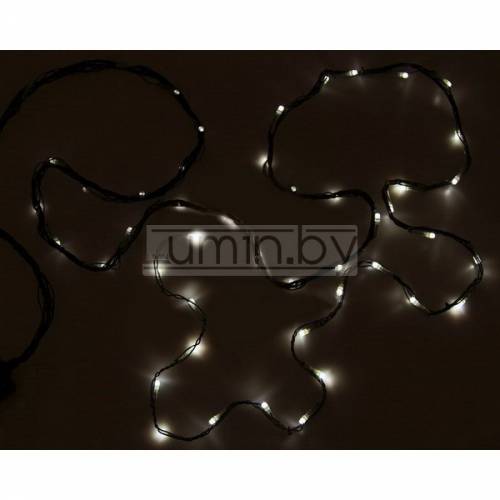 Светодиодная уличная гирлянда Метеор 5м, 80LED, 24V Артикул: 75565