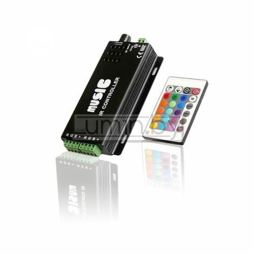 RGB-аудиоконтроллер Music IR-120 (144 - 288 W)