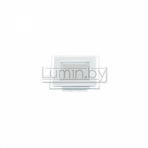 Светодиодная панель 6W: 120x120mm, квадрат (стекло) Артикул: 02800