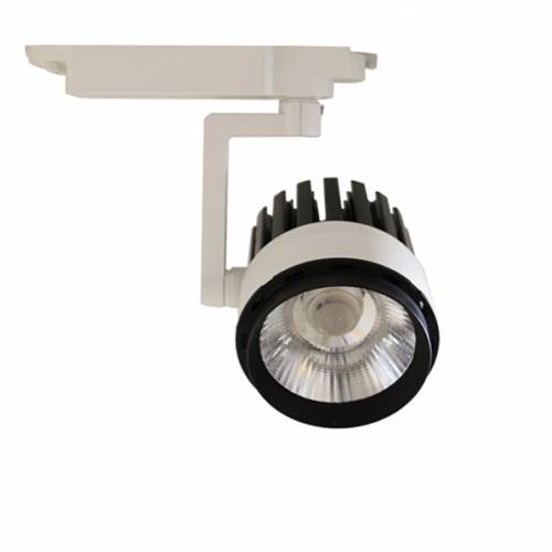 Светодиодный трековый светильник LED 30W (однофазный)
