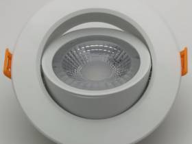 Купить светильник встраиваемый поворотный направленного света LED, круг, 5W, 4000K, IP40