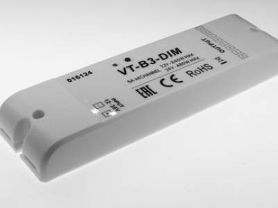 Диммер VT-B3-DIM (12/24/36V, 240/480/720W)