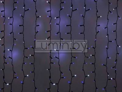 Светодиодная гирлянда Дождь 1,5х1,5м, 144 LED, 220V (на прозрачном проводе) Артикул: 75297