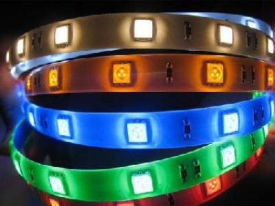 Светодиодная RGB-лента SMD 5050, IP33 (30 диодов на метр)